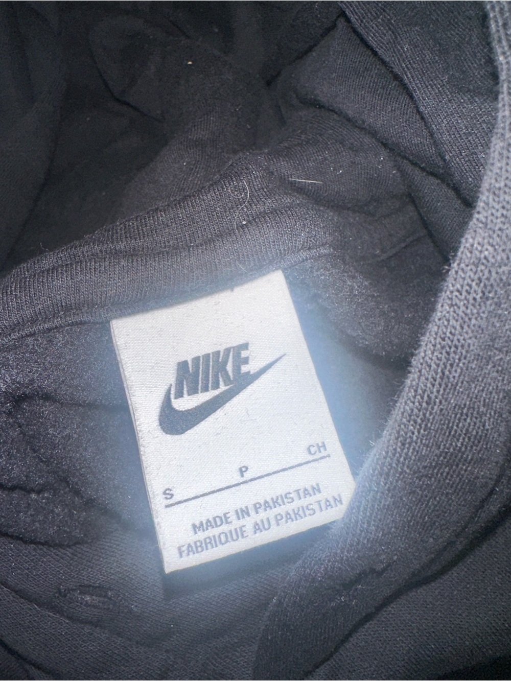 Nike Black Hoodie with Neon Green Logos - Picture 8 of 8